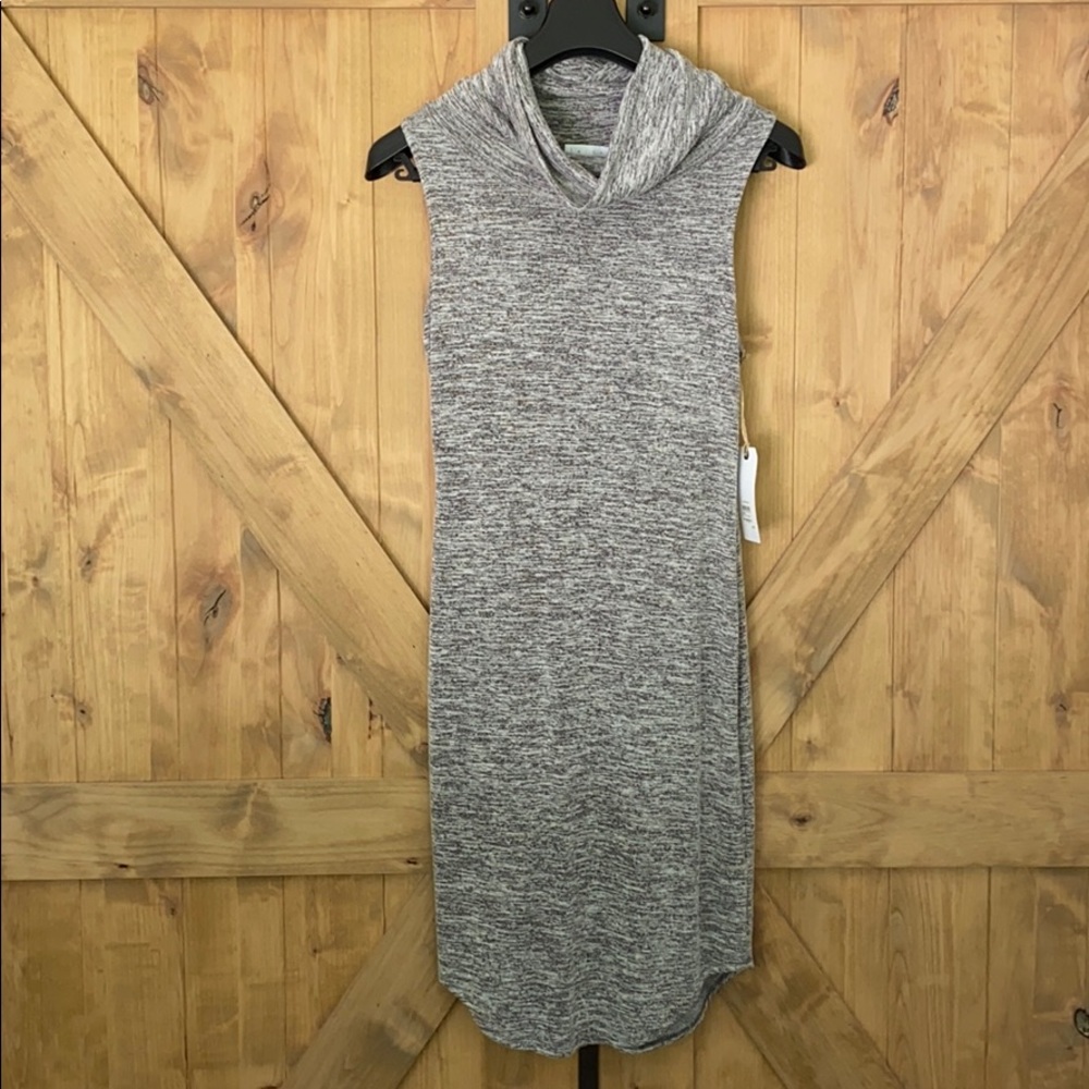 Leith sleeveless cowl neck dress
